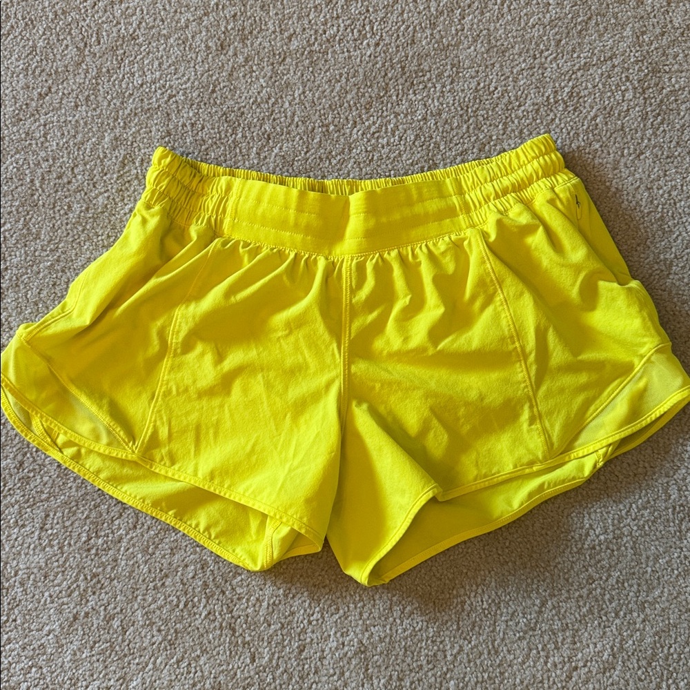 Lululemon Athletica Yellow Shorts